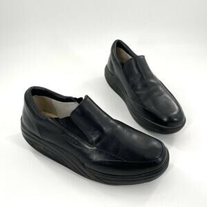 MBT Lofa Mens Comfort Shoes Orthotic‎ Orthopedic Comfort Black Leather 9